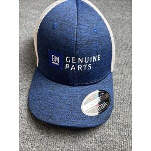 GM Genuine Parts Dealership Fitted Hat‎ Stretch Blue White